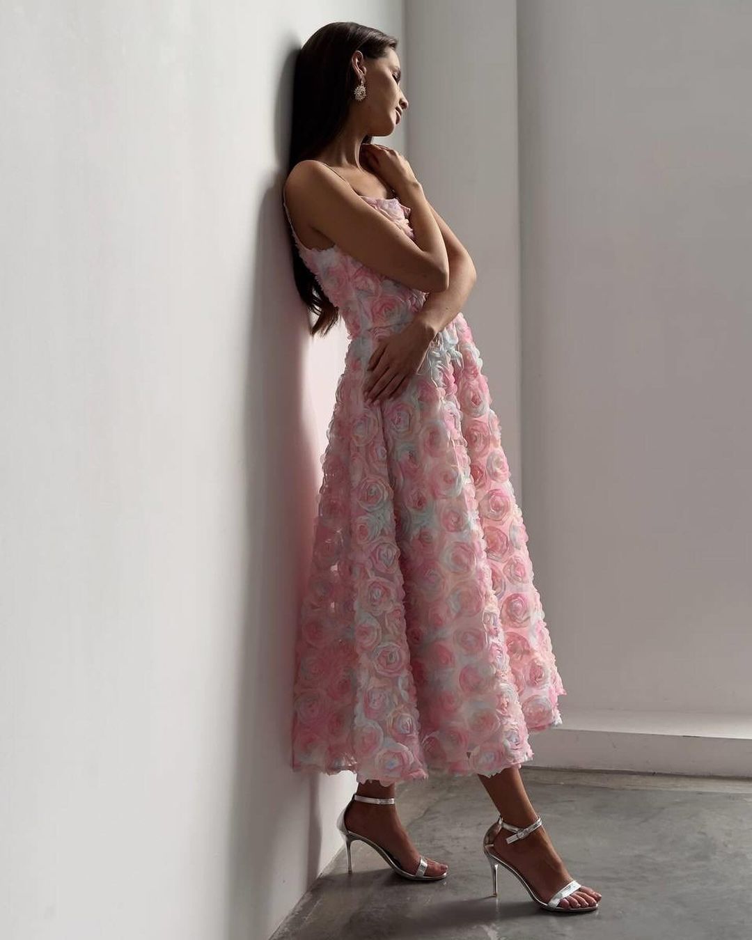 Floral midi dress